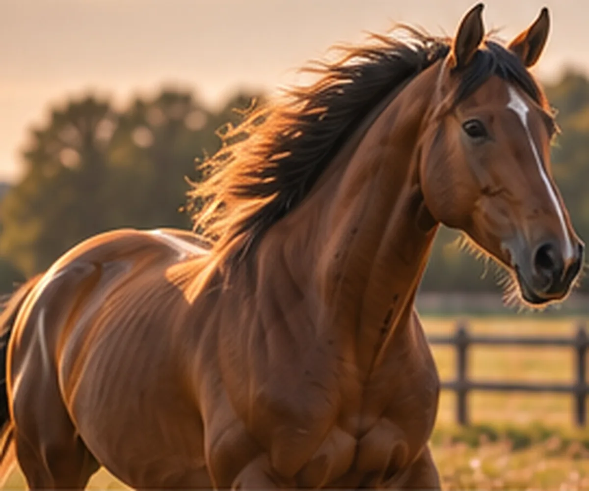 Foto provisional: caballo galopando