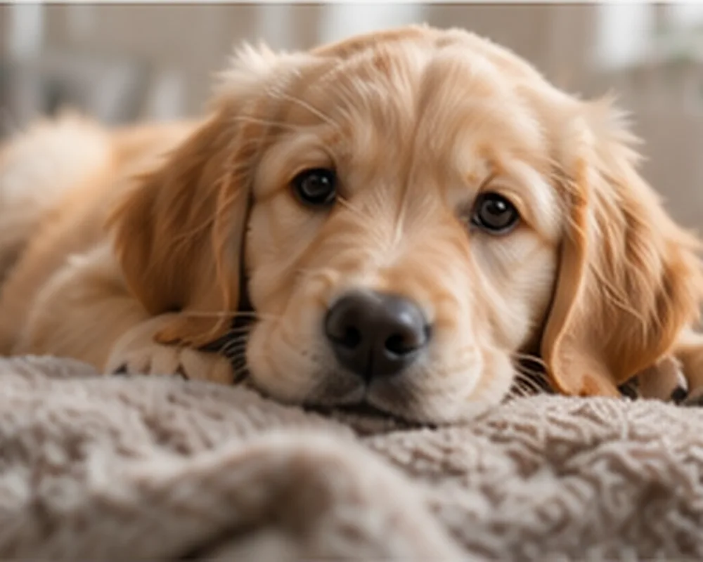 Foto provisional: perro descansando