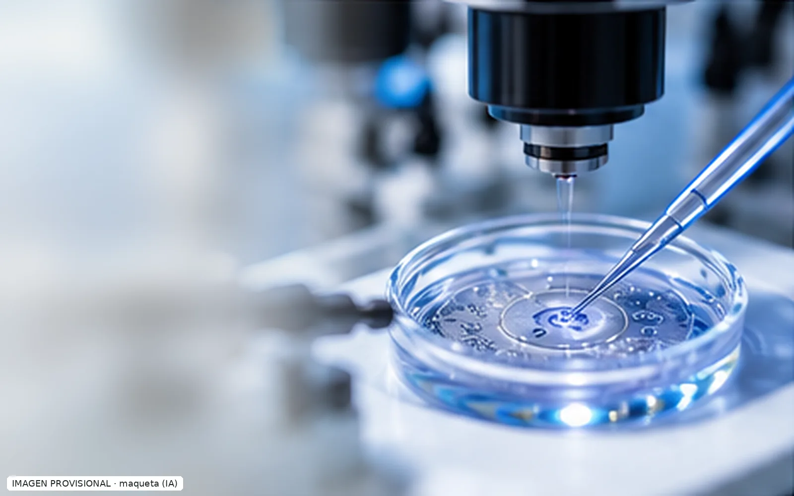 Foto provisional: trabajo en el laboratorio