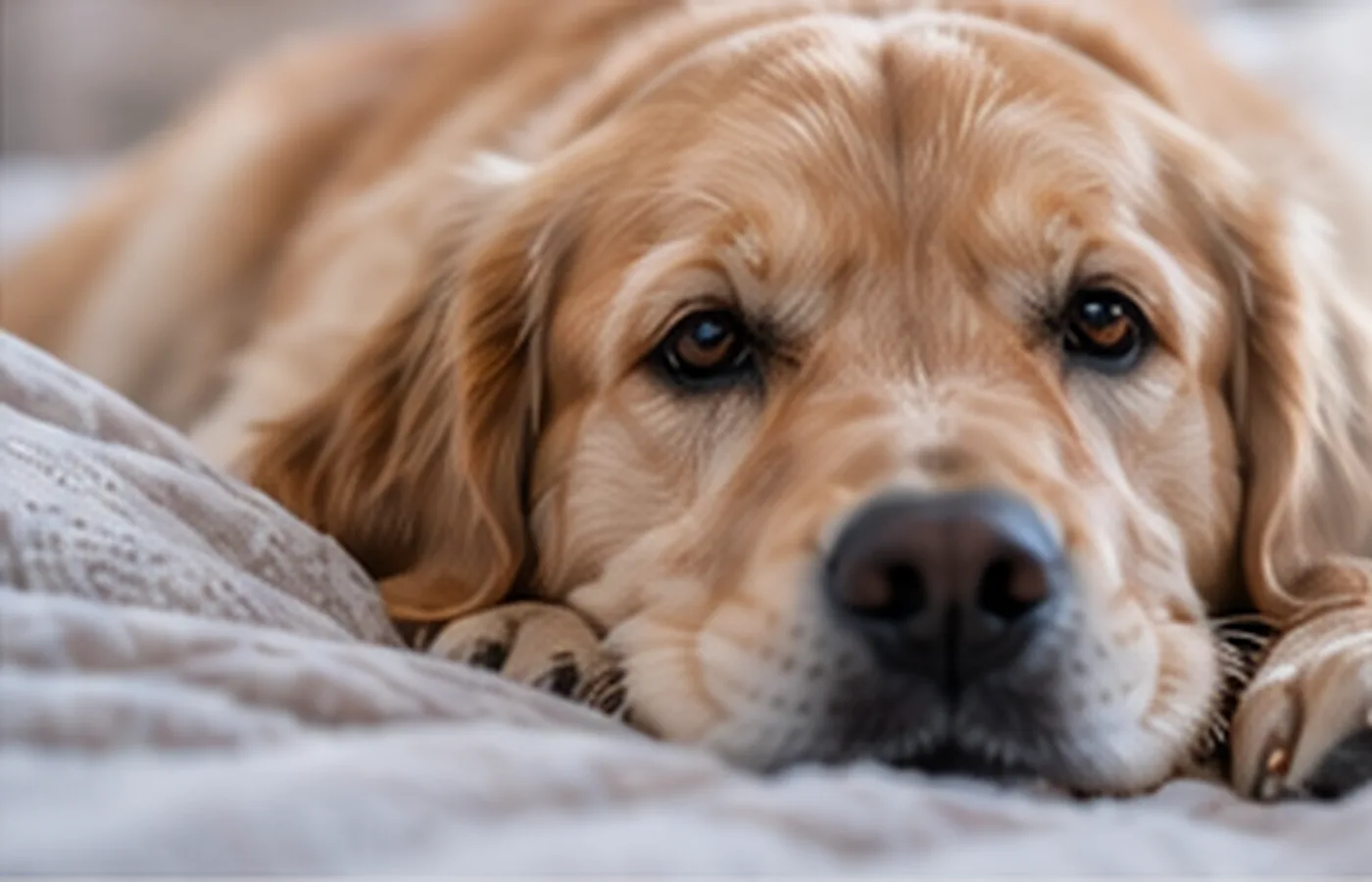 Foto provisional: perro descansando